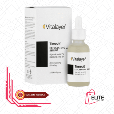 سرم پوست لایه بردار تایم ویت ویتالیر حاوی گلایکولیک اسید 7% حجم 30 میلی لیتر000