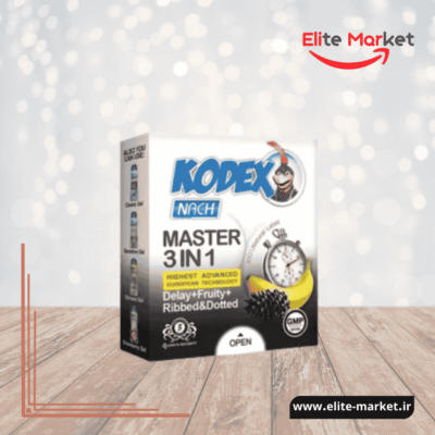 کاندوم تاخیری کدکس مدل Master 3 In 1 بسته 3 عددی - ساده
