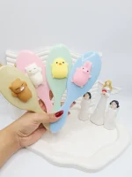 شانه بچگانه فانتزی نرمالو رنگارنگ