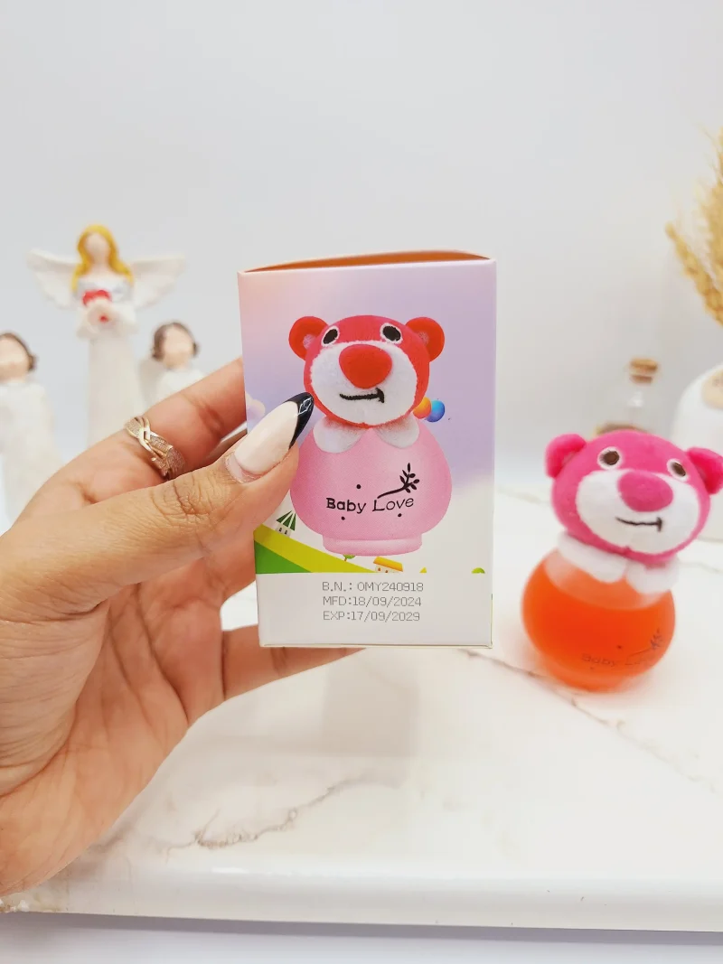 ادکلن عروسکی کودک مدل خرس بانمک حجم 50 میل کد