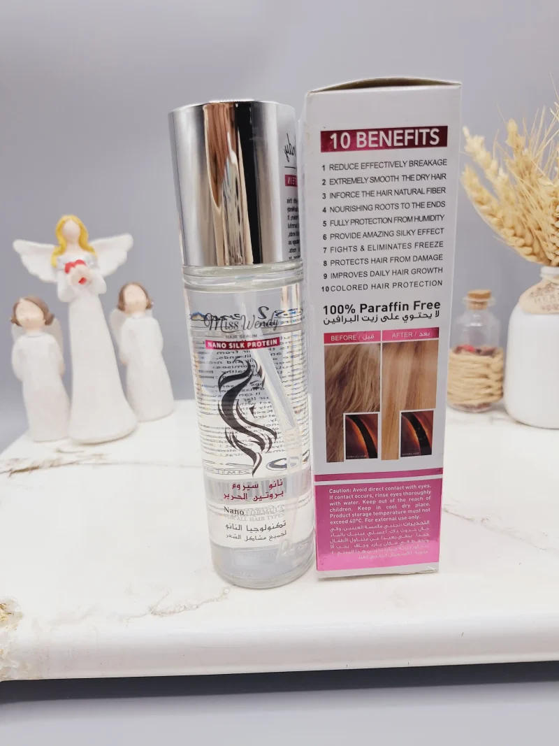 روغن مو نانو پروتئین رفع موخوره و تراپی تمام مشکلات مو Miss Wendy کد LOT:B290823 - Image 3
