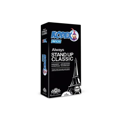 کاندوم کدکس مدل Stand Up Classic بسته 12 عددی