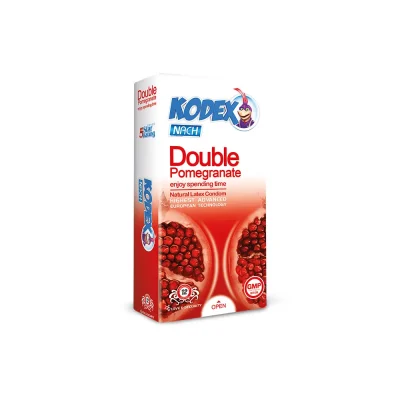 کاندوم کدکس مدل Double Pomegranate بسته 12 عددی
