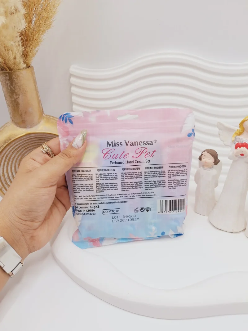 پک کرم دست 5 تایی استیچ برند Miss Vanessa کد M7018