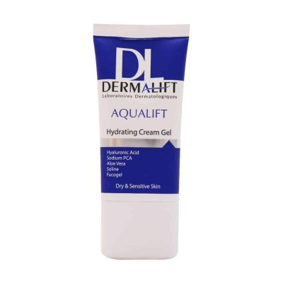 کرم ژل آبرسان درمالیفت مدل آکوالیفت مناسب پوست های خشک و حساس