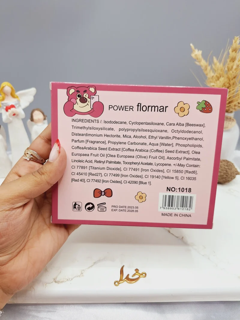 پک 6 تایی لیپ گلاس شاین دار خرس عاشق برند POWER flormar کد 1018 - Image 5