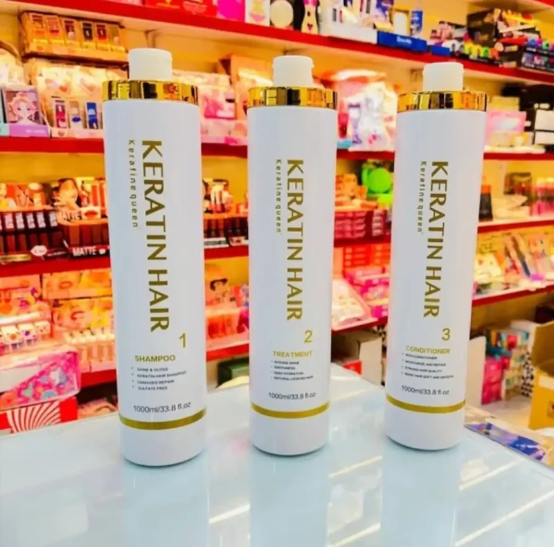 شامپو و ماسک مو احیا 100درصد و صافی 90 درصد و تثبیت‌ سفید کویین کیفیت عالی