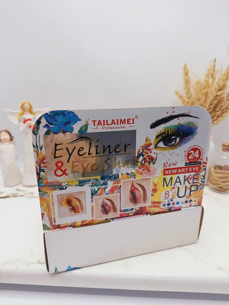 خط چشم رنگی مات ماژیکی برند تایلامی پوکه گلیتری کد NO.:TLM-E118