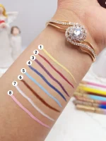 خط چشم رنگی مات ماژیکی برند تایلامی پوکه گلیتری کد NO.:TLM-E118