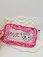 کیف آرایشی واشبگ مدل گربه کیوت