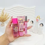 ست سه تیکه بادی اسپلش  لوسیون و عطر قلمی برند PINK IN SWEET