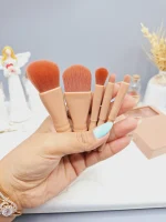 ست براش پر تراکم آینه دار و باکس دار  رنگ (نود یا قهوه ای) - Image 5