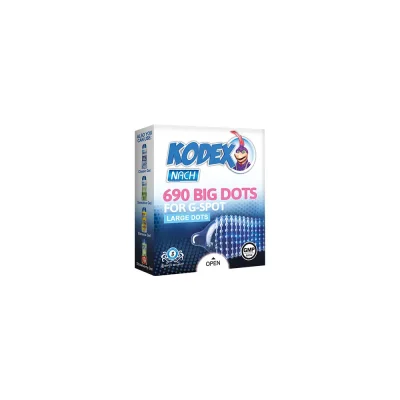 کاندوم ناچ کدکس مدل BIG DOTS بسته 3 عددی