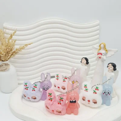 لیپ گلاس خرگوشی آویز دار حرارتی برند APCKFLEE