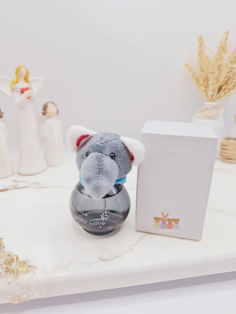 ادکلن عروسکی کودک مدل فیل طوسی 50 میل کد OMY-X195