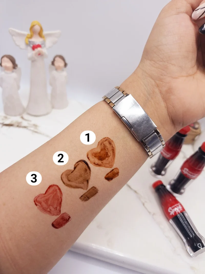 تینت لب نوشابه ای کوکاکولا برند هدا مات می کد 423