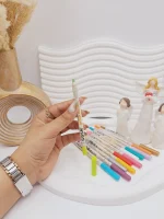 پک 12 تایی مداد چشم رنگارنگ برند گاش کد3229