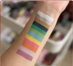 پک 12 تایی مداد چشم رنگارنگ برند گاش کد3229