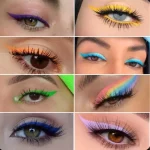 پک 12 تایی مداد چشم رنگارنگ برند گاش کد3229