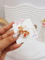 کش مو فانتزی طرح خرسی و حیوانات و دختر