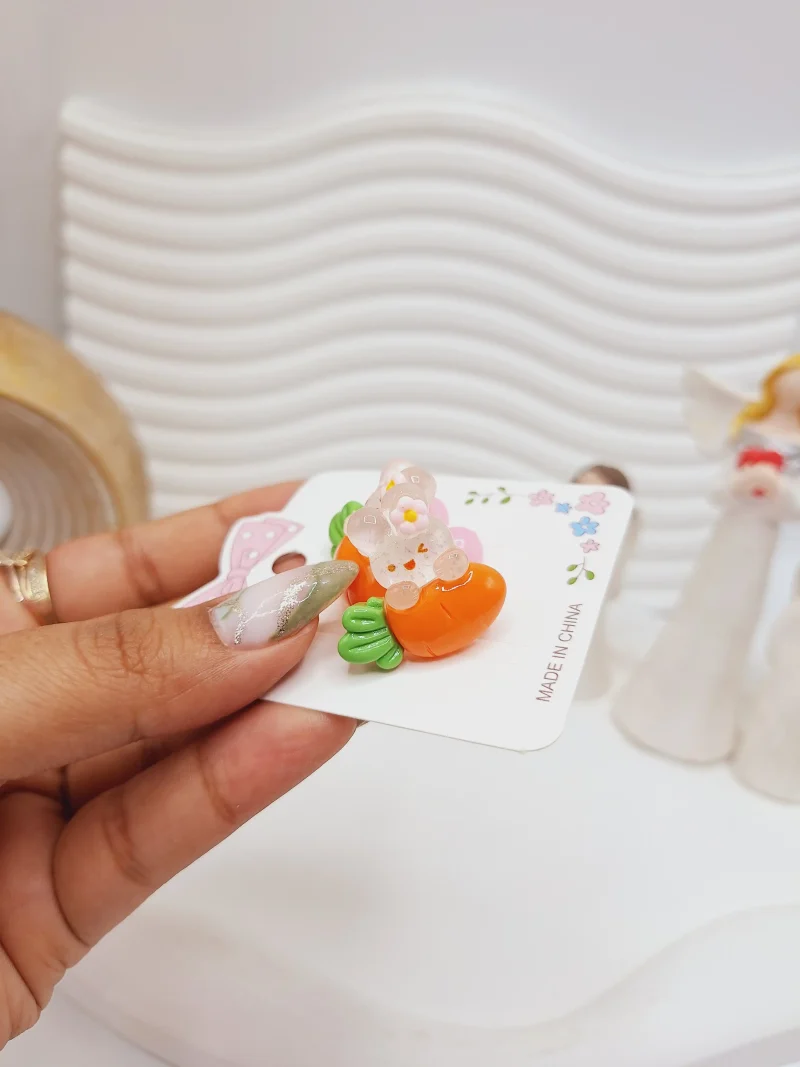 کش مو فانتزی طرح خرسی و حیوانات و دختر