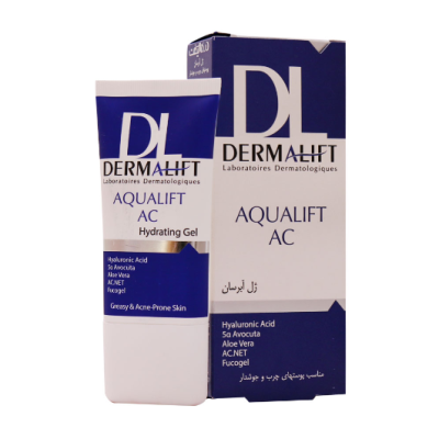 ژل آبرسان آکوالیفت ای سی درمالیفت مناسب پوست های چرب و جوشدار 50 میلی لیتر