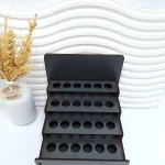استند رو میزی چوبی مناسب عطر (رنگ طوسی) (سایز کوچک)