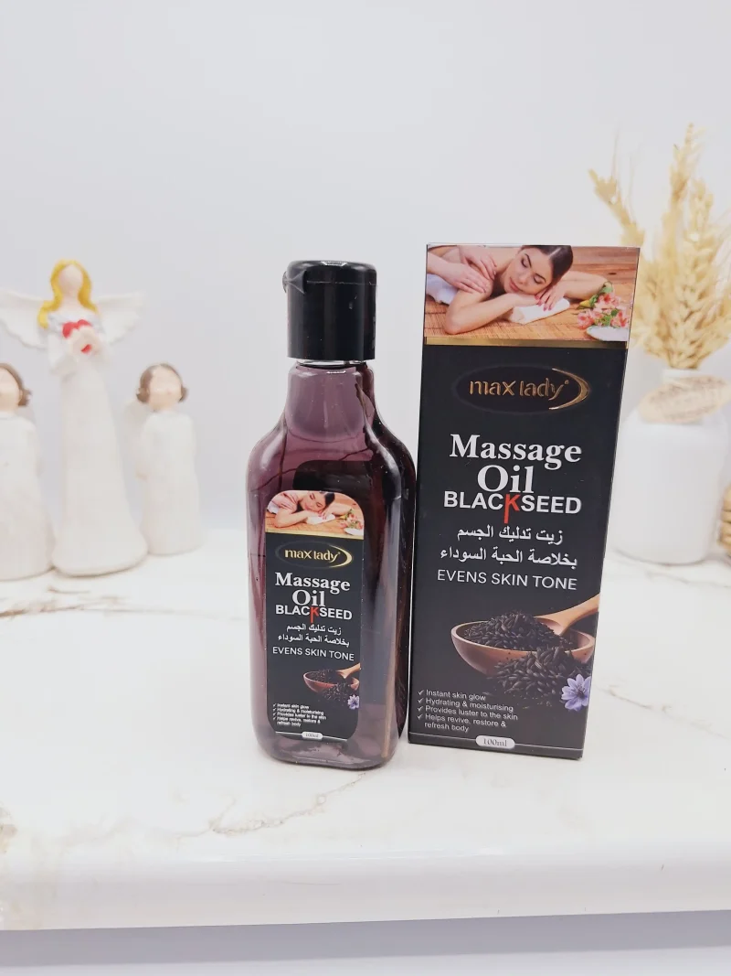 روغن ماساژ و تسکین دهنده درد عضلانی عصاره سیاهدانه برند مکس لیدی کد 7492