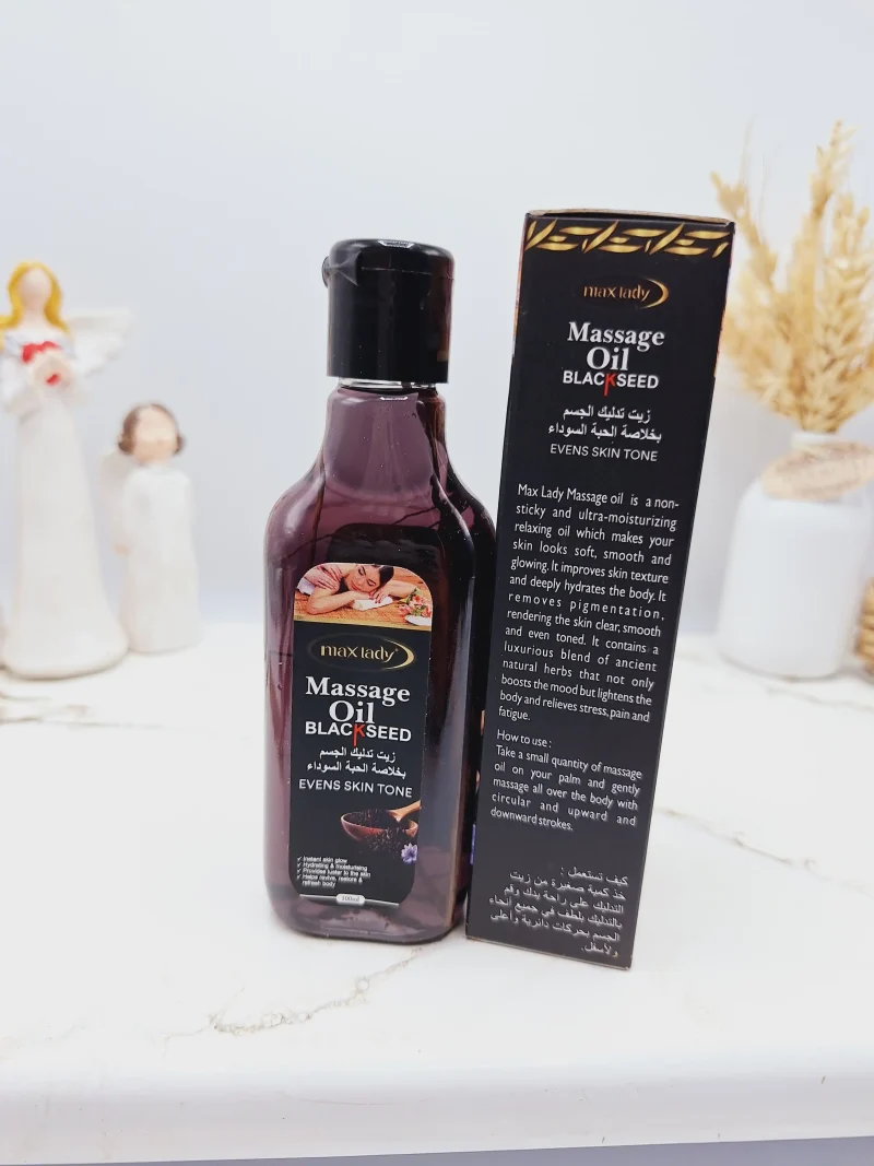 روغن ماساژ و تسکین دهنده درد عضلانی عصاره سیاهدانه برند مکس لیدی کد 7492