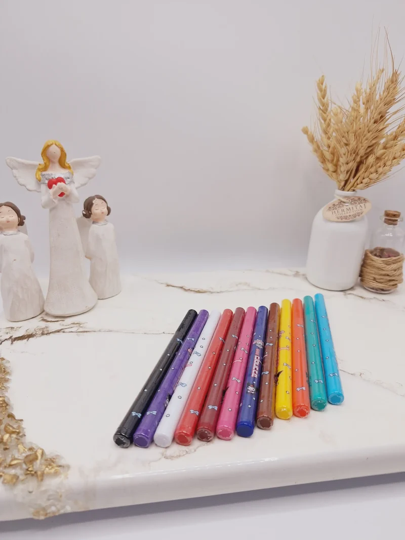 پک 12 تایی خط چشم رنگی برند دوسه کد 1106