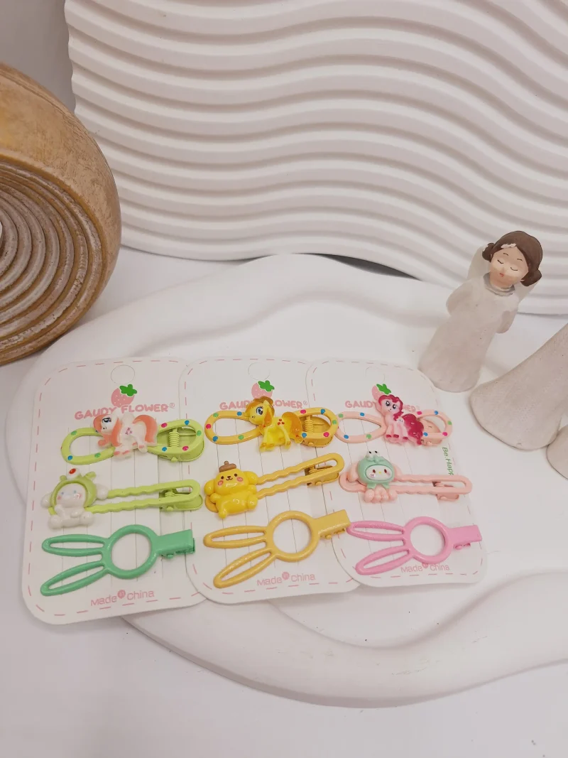 گیره تق تقی مو طرح اسب تک شاخ و  خرس