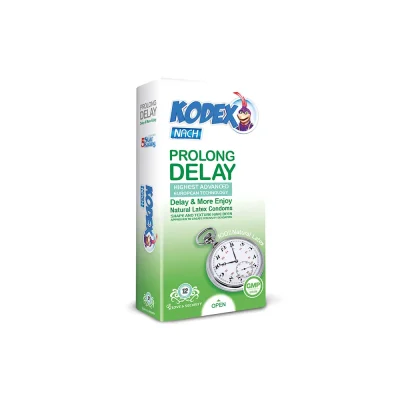 کاندوم کدکس مدل Prolong Delay بسته 12 عددی