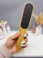 سوهان کف پا دو طرفه دسته چوبی