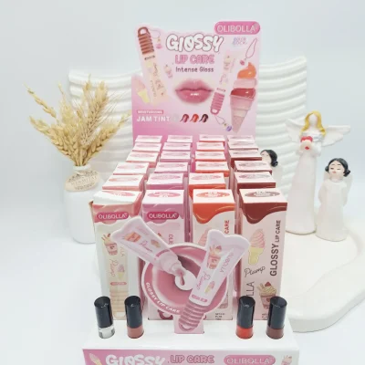 لیپ گلاس حجم دهنده کریستالی برند اولی بولا