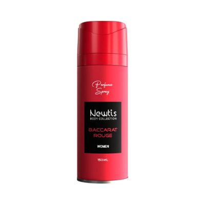اسپری خوشبوکننده بدن زنانه باکارات رژ نیوتیس|newtis baccarat rouge perfume spray