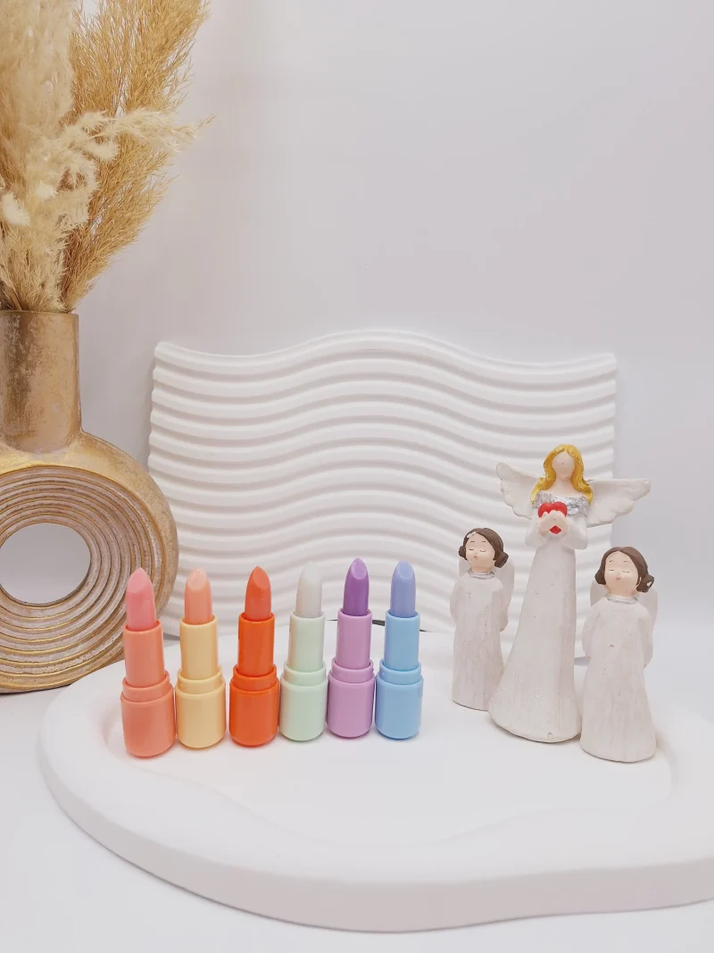 بالم لب پوکه رنگی طرح پنجه برند هدا مات می کد 2034