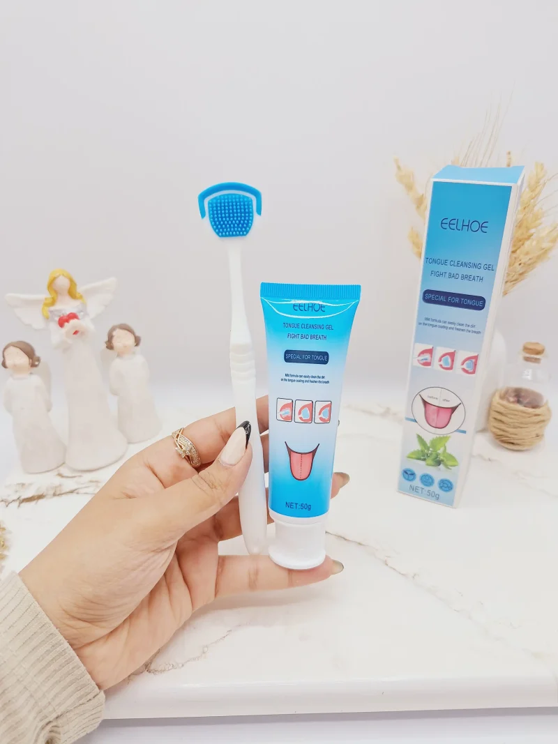 مسواک تمیز کننده زبان و خوشبو کننده دهان ایلهو کد 0376