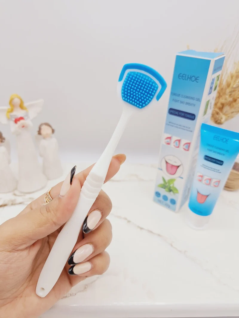 مسواک تمیز کننده زبان و خوشبو کننده دهان ایلهو کد 0376