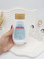 نمک حمام لایه بردار بیوآکوا با رایحه  کیک ماکارون هلو حجم 430 گرم