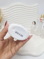 نمک حمام لایه بردار بیوآکوا با رایحه  کیک ماکارون هلو حجم 430 گرم