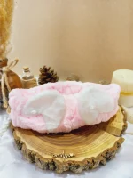 هدبند حوله ای طرح گربه